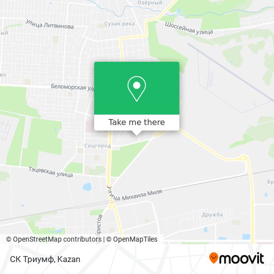 СК Триумф map