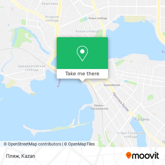 Пляж map