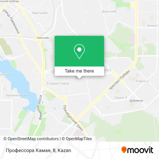 Профессора Камая, 8 map