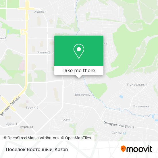 Поселок Восточный map