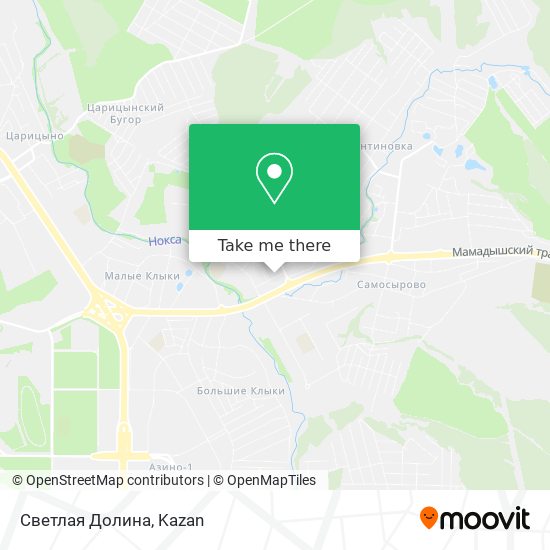Светлая Долина map