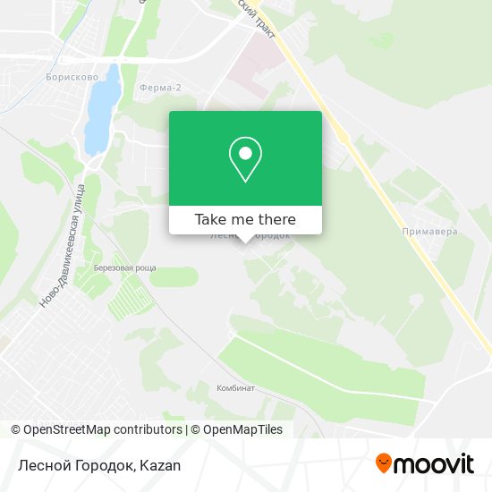 Лесной Городок map