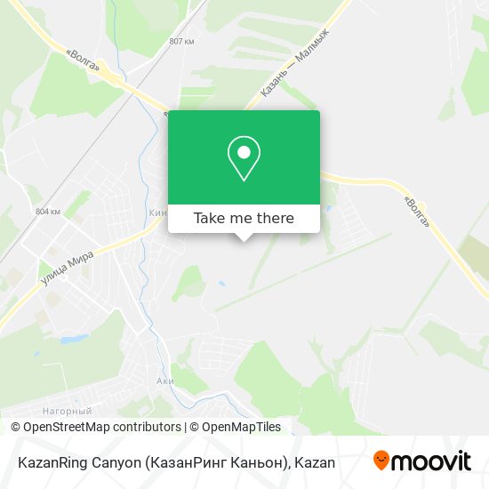 KazanRing Canyon (КазанРинг Каньон) map