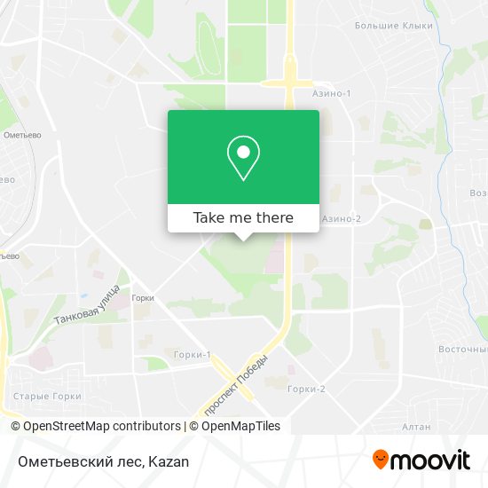 Ометьевский лес map