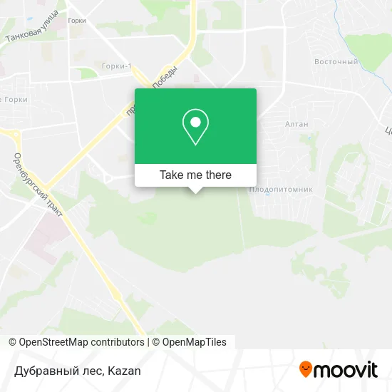 Дубравный лес map