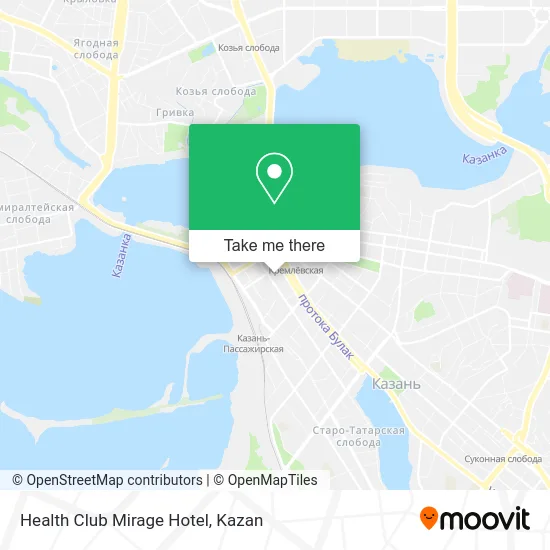 Health Club Mirage Hotel map