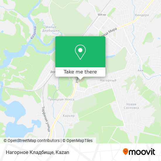 Нагорное Кладбище map