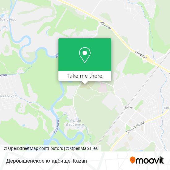 Дербышенское кладбище map