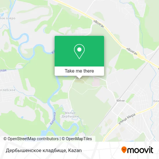 Дербышенское кладбище map
