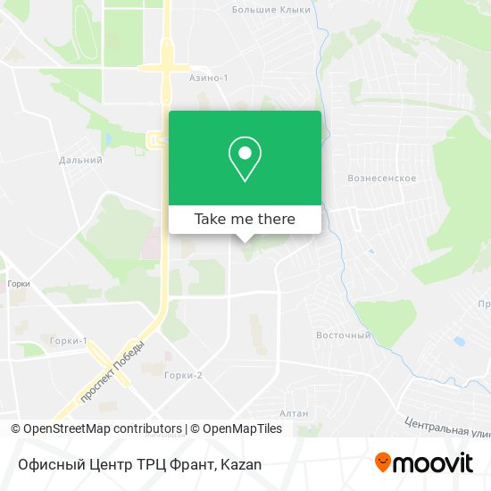 Офисный Центр ТРЦ  Франт map