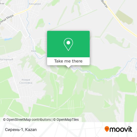 Сирень-1 map