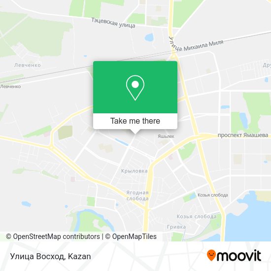 Улица Восход map