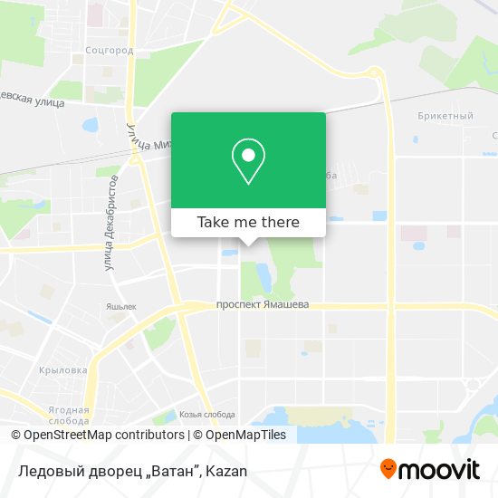 Ледовый дворец „Ватан” map