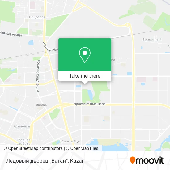 Ледовый дворец „Ватан” map