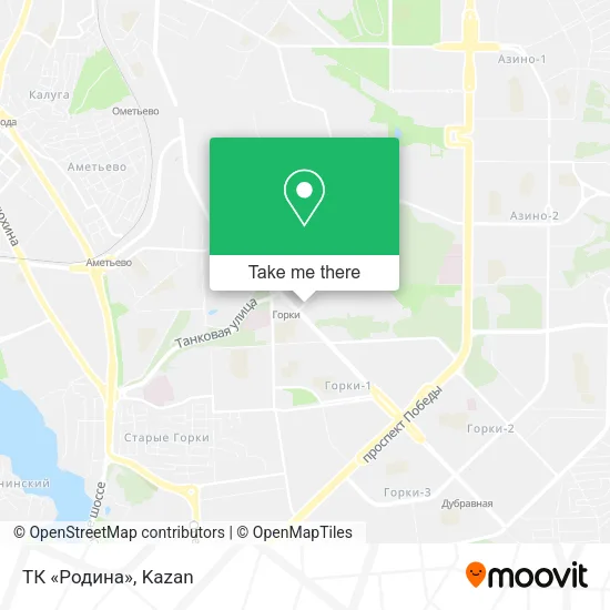 ТК «Родина» map