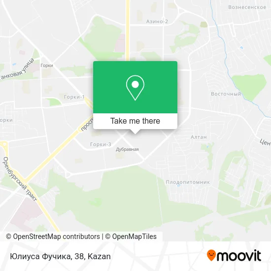 Юлиуса Фучика, 38 map