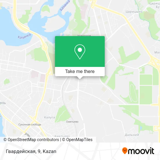 Гвардейская, 9 map