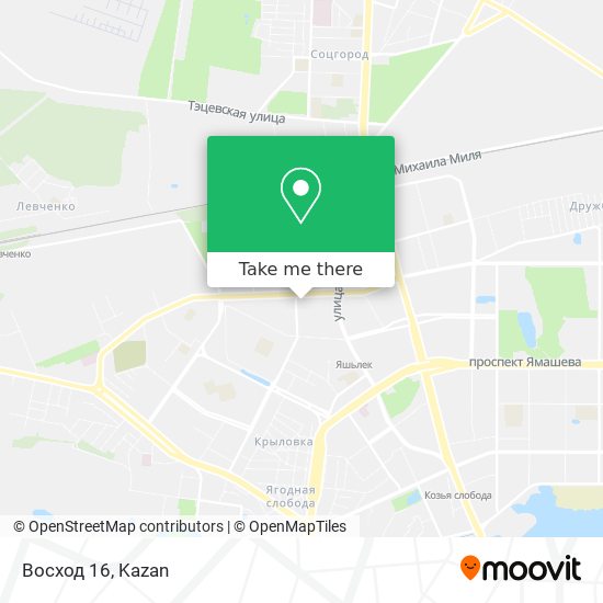 Восход 16 map