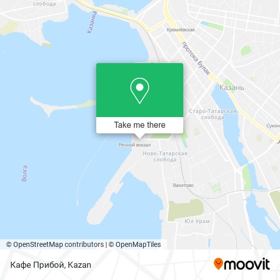 Кафе  Прибой map