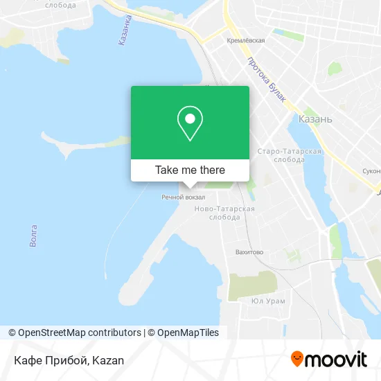 Кафе  Прибой map