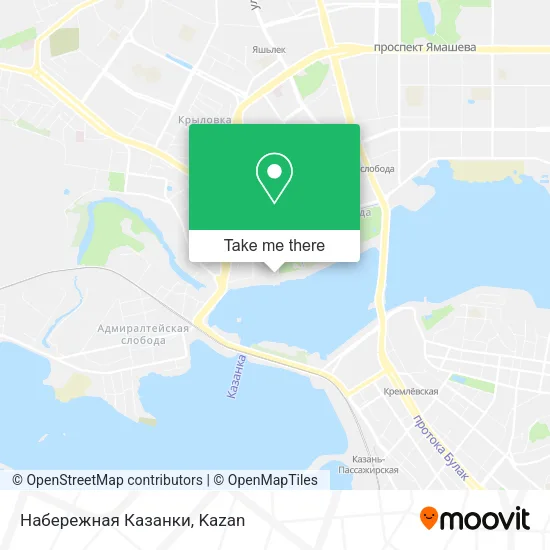 Набережная Казанки map