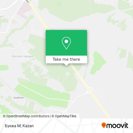 Буква М map