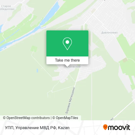 УПП, Управление МВД РФ map
