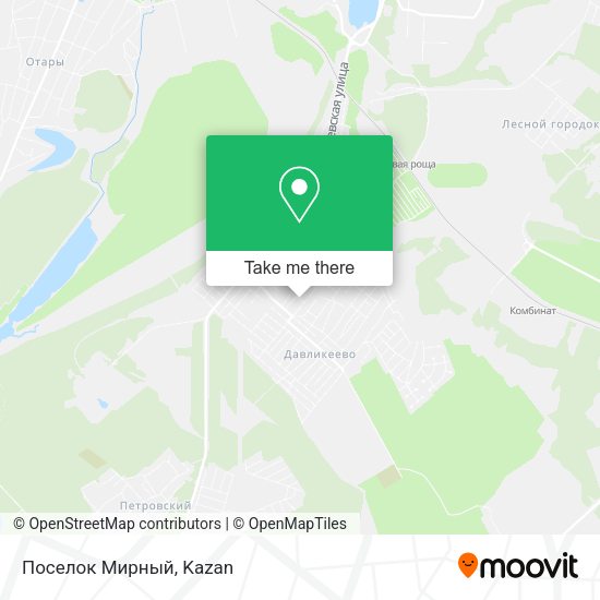 Поселок Мирный map