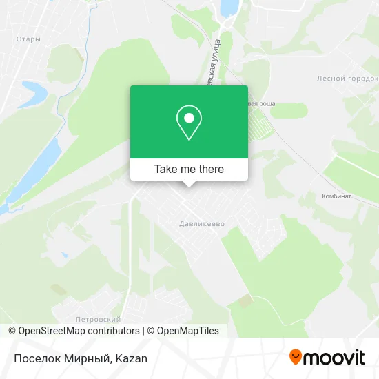 Поселок Мирный map