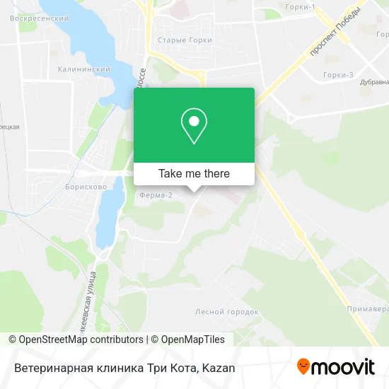 Ветеринарная клиника Три Кота map