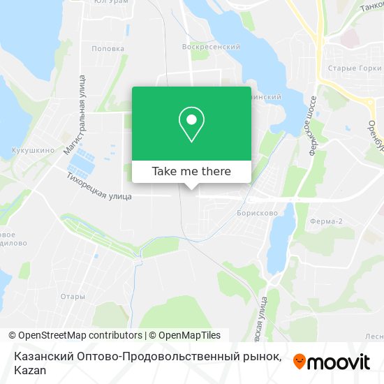 Казанский Оптово-Продовольственный рынок map