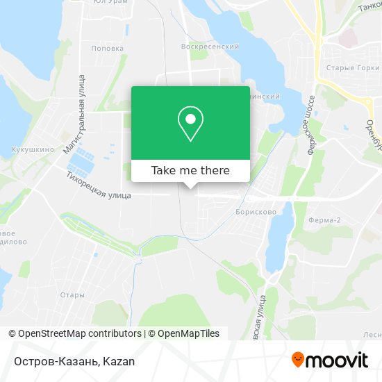 Остров-Казань map