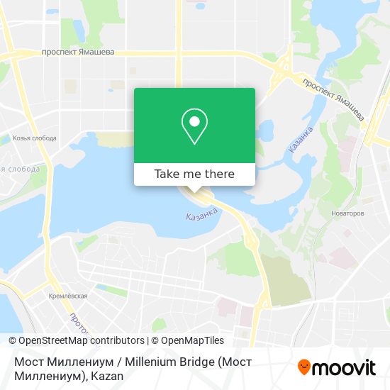 Мост Миллениум / Millenium Bridge map