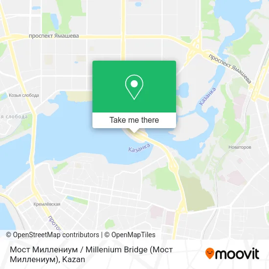 Мост Миллениум / Millenium Bridge map