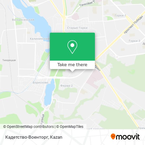 Кадетство-Военторг map