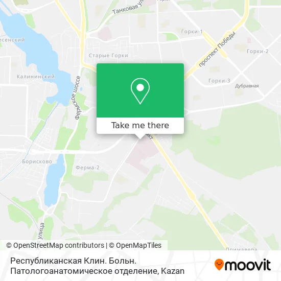 Республиканская Клин. Больн. Патологоанатомическое отделение map