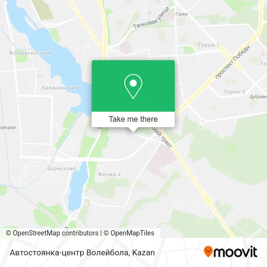 Автостоянка-центр Волейбола map