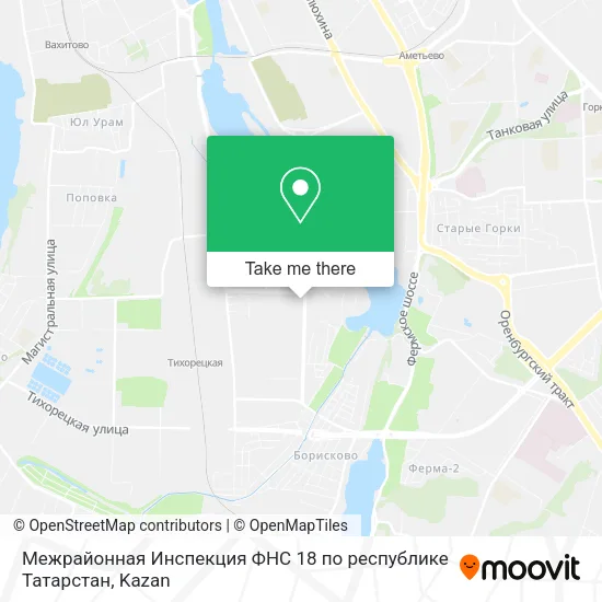 Межрайонная Инспекция ФНС 18 по республике Татарстан map