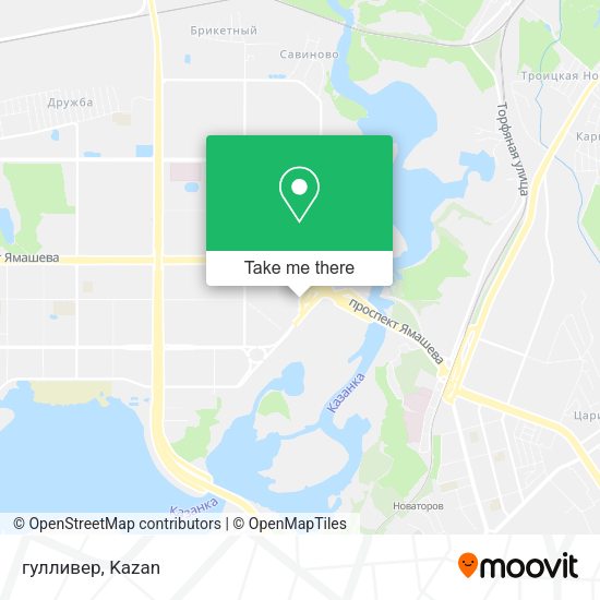 гулливер map