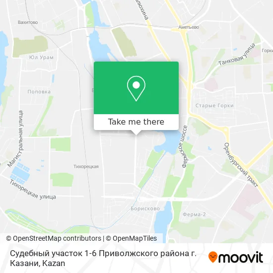 Судебный участок 1-6 Приволжского района г. Казани map