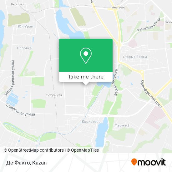 Де-Факто map