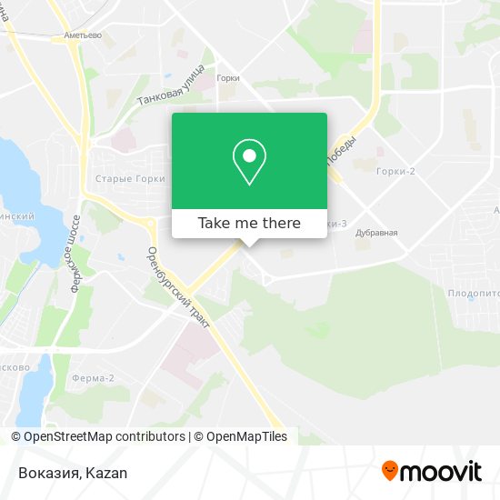 Воказия map