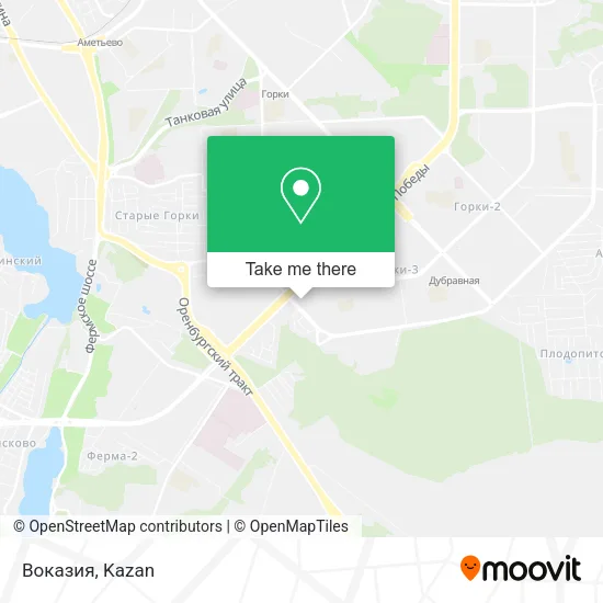 Воказия map