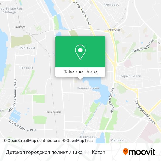 Детская городская поликлиника 11 map