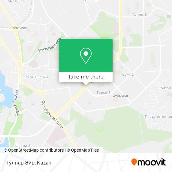Тулпар Эйр map
