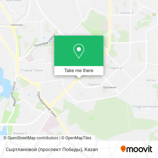 Сыртлановой (проспект Победы) map