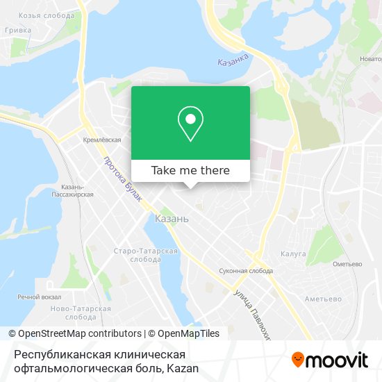 Республиканская клиническая офтальмологическая боль map
