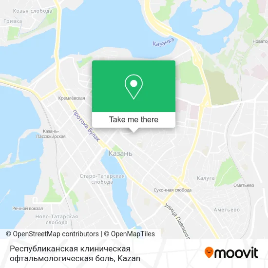 Республиканская клиническая офтальмологическая боль map