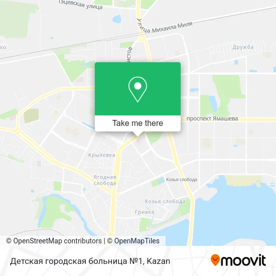 Детская городская больница №1 map