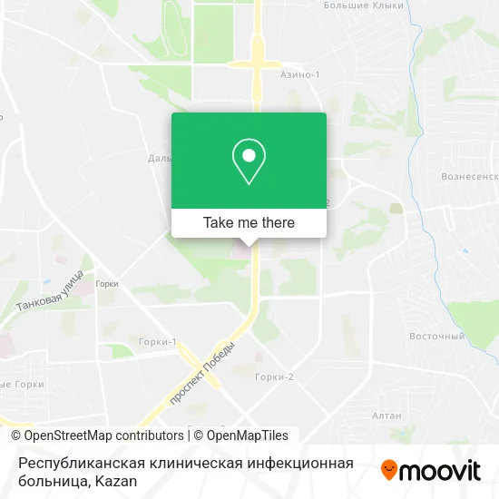 Республиканская клиническая инфекционная больница map